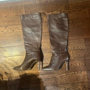 Aldo knee high boots brown size 6.5